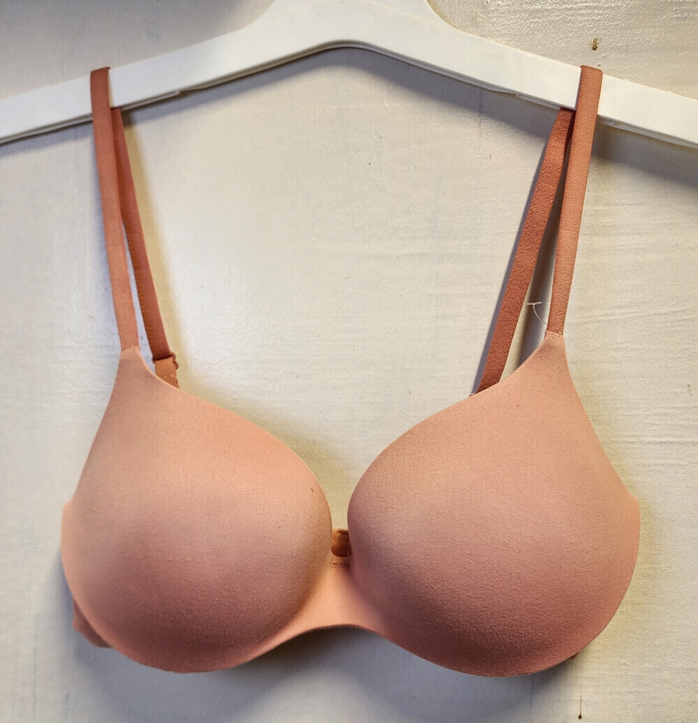 NWOT Auden Women's Pink Underwire Lightly Line Bra Adjustable Straps Size 32B - Picture 3 of 5